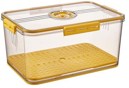 Vynetra Innovative Bread Saver With Tight Seal Lid Bread And Dry Good Storage Boxes With Freshness Tracking Lid