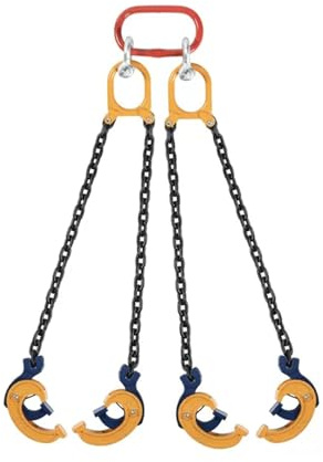 Heavy-Duty Chain Hoist for 1 Ton Drums, Forklift Crane Hook, Industrial Warehouse Drum Lifter, Dedicated Spreader Bar, Superior Performance, Reliable Lifting Solution
