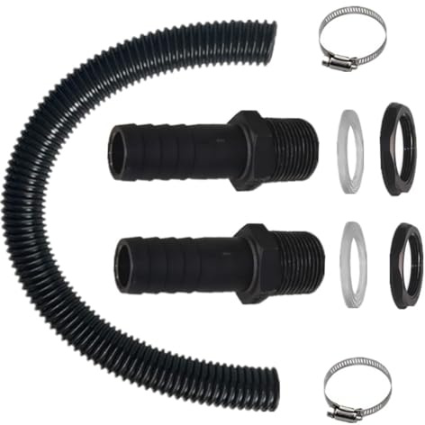 MVOSJFIE Il Set di Collegamento per Barile di Include Tubo di Collegamento, Boccola per Barile di, Set di Connettori per Barile di