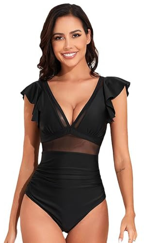 Maillot'De Bain Femme- Maillots De Bain Sexy Et Originaux avec DéColleté Plongeant pour Femmes Chic