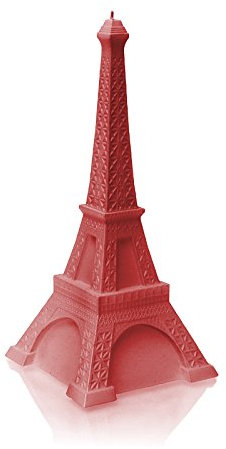 Candellana Candellana Candellana Kerze Eiffelturm, groß, Rot