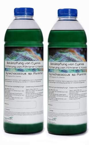 Plankton24 PhytoPlankton Synechococcus sp. (2 Liter) Cyano Stopp Fütterung von Korallen und Filtrier