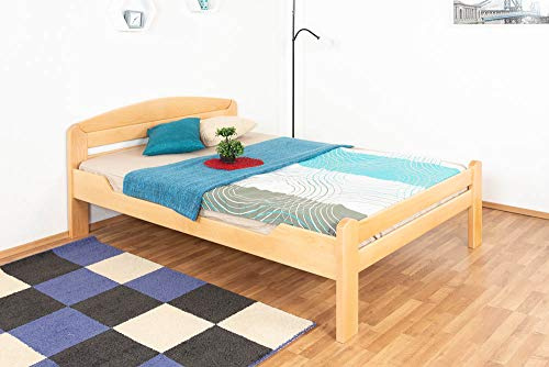 Steiner Shopping Einzelbett/Gästebett Easy Premium Line K5, 140 x 200 cm Buche Vollholz massiv Natur, inkl. Lattenrost