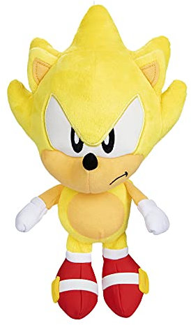 Sonic The Hedgehog - Peluche giocattolo da collezione Super Sonic da 9 pollici