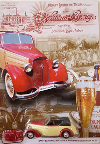 vielesguenstig-2013 DDR Pkw Modell Sammlermodell IFA F8 Cabriolet Thumer Lager-Dampfbrauerei Thum-Wiliam Böttger