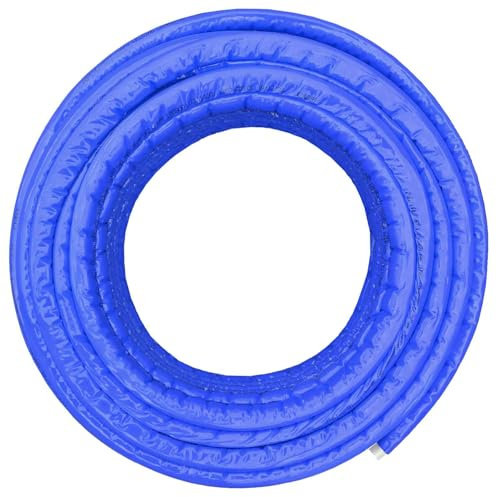 MegaHaustechnik 25 Meter Mehrschichtverbundrohr 32x3 (AußenØ x Wandstärke in mm) Profi-Qualität Laser geschweisst, blau isoliert, Trinkwasser geeignet, Kaltwasserleitung, Sanitärinstallation