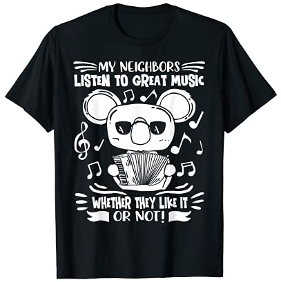Accordeon Koala Musicien Accordeoniste Accordéon T-Shirt
