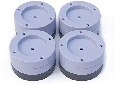 4 Stück Schwingungsdämpfer Waschmaschine Anti Rutsch Gummi Fußpolster Anti-Walk Waschmaschinenunterlage Vibration Dämpfer Pads für Trockner Möbel Kühlschrank chairs (2.5cm)