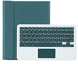 Vowor Tastiera per iPad 10.2 /iPad 9a generazione/iPad 8 Gen/iPad 7a /iPad Pro 10.5 /iPad Air 3 Custodia con Touchpad, Pencil Holder, Tastiera Magnetica Staccabile Trackpad Smart Cover (Verde scuro)