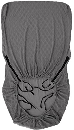 kowaku Housse de Fauteuil en Bois Housse de Chaise élastique Accessoires de Mode lavables Doux au Toucher en Tissu Jacquard Polyester Spandex, Gris