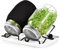 Sprouting Jar Kit-2 Large Wide Mouth Mason Jars with Stainless Steel Screen Sprout Lids, Blackout Sleeves, Melamine Tray and Sprouter Stand, Seed Sprouter Set for Growing Broccoli, Alfalfa, Mung Bean