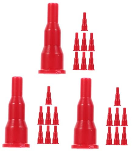 Happyyami 24pcs Gas Tank Nozzle Connectors for Easy Refill Gas Can Accessories Adapters for Outdoor Use Compact Portable Design