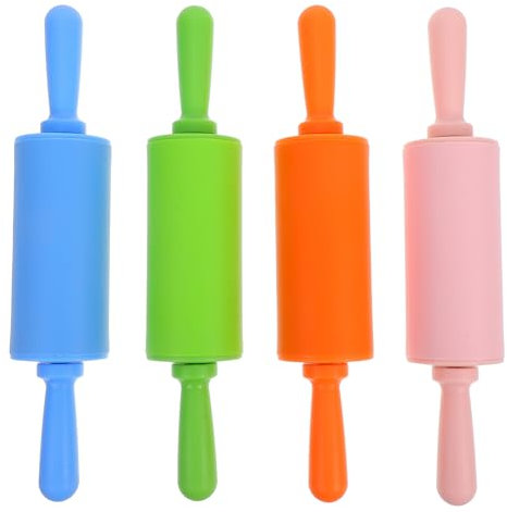 OFFSCH 4piezas Herramientas De Arcilla De Colores Rodillos De Plastilina Para Manualidades De Rodillos De Plastilina