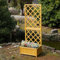 Actiasgear - Large Wooden Garden Planter Lattice | Patio Climbing Plant Box Raise Bed Flowerpot