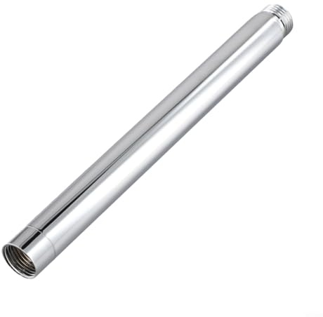Jotekonoby Handbrause Duschkopf Extender Duscharm Verlängerung 304 Edelstahl Duschkopf Verlängerungsarm G1/2 Zoll gerade Duschkopf Extender Rohr