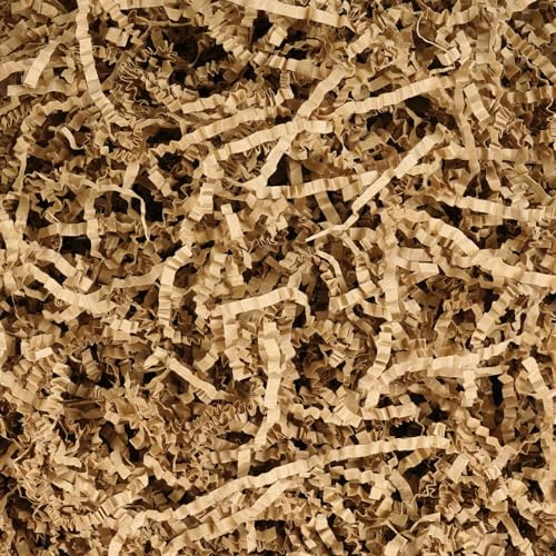 tiggell 2LB Crinkle Paper Filler Shredded Paper Cut Grass Filling Stuffing for Gift Baskets, Wedding Bridesmaid Engagement Craft Gift Boxes, Christmas Easter Halloween Stuffers