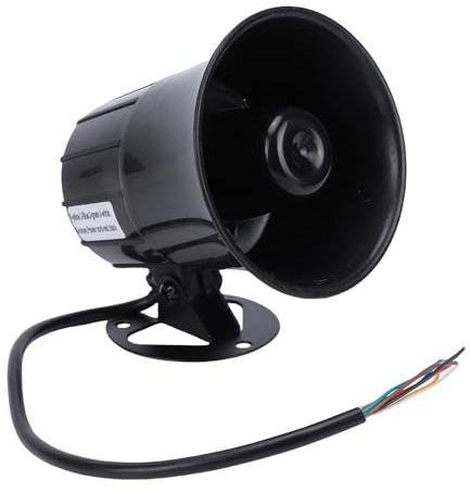 Bewinner Tragbarer 15-W-Megaphon-Lautsprecher, Sirenen-Bullhorn, Klarer Klang mit Hoher Lautstärke, Kompakter PA-Megaphon-Lautsprecher für Durchsagen und Alarme