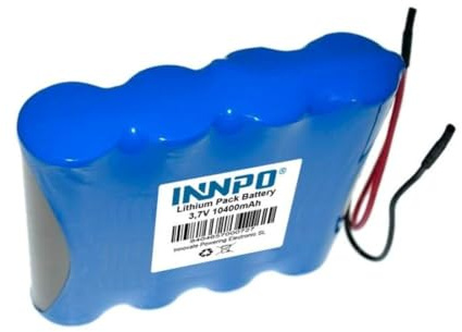 Batería Litio INNPO 18650 Pack 3.7V 10400mAh