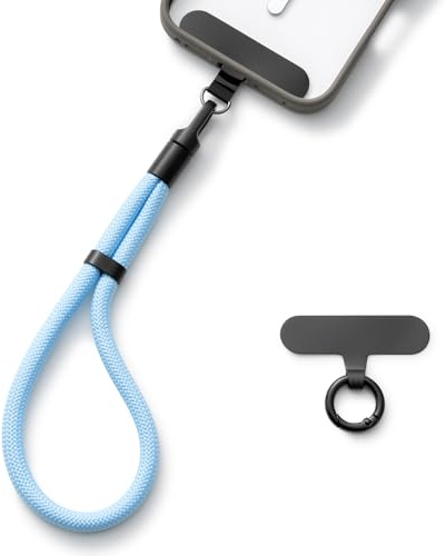 MORSUNBELA Cordon telephone portable Universelle | Cordon téléphone réglable, compatible avec coques, clés et écouteurs, idéal pour voyage, plein air et quotidien