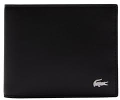 Lacoste Men's FG Small Billfold Wallet, Blue Nocturne/Blue, One Size