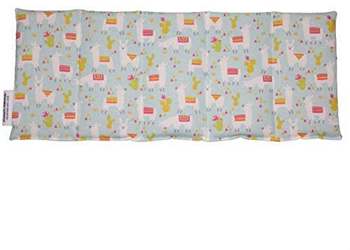 Franzis Nähstube 50x20cm Traubenkernkissen Alpaka in 100% Baumwolle I Körnerkissen Traubenkern 50x20 für Mikrowelle I Wärmekissen, Traubenkernkissen, Nackenwärmekissen