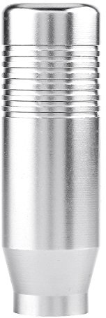 pour shifter knob g920 Bouton de changement de vitesse, levier de vitesses, vitesse manuelle en alliage d'aluminium Pommeau de levier Shifter Boutons universels avec 3 adaptateurs (argent)
