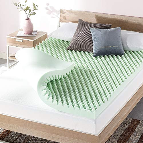 4 Egg Crate Memory Foam Mattress Topper, Twin X-Large
