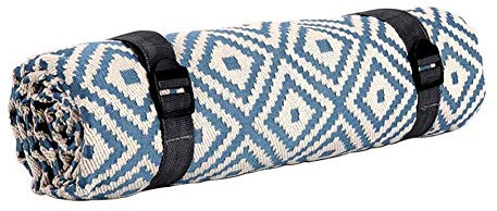 WTC Picknick-Decke Baumwolle mit wasserdichtem Rücken mit sandsicherer Stranddecke Tragbare Faltbare Matte mit Griffmaschine waschbarer Teppich für Garten Reise Camping Wandern