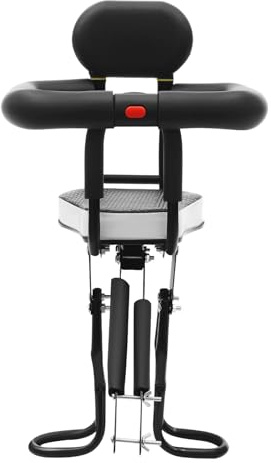 Fahrrad Sicherheits Kindersitz,Kinderfahrradsitz,Vordersitz Kinderfahrradsitz,Stabiler Und Sicherer FahrradrüCksitz-Kindersitz für das Alter von 6 Monaten bis 3 Jahren,Verdickte Sitze,Schwarz