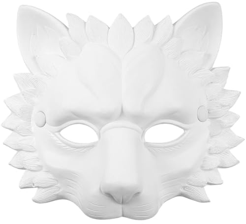 UPKOCH Schwarze Löwenmasken Mit Halbem Gesicht Wölfe Masken Tier Schaumstoff Tierkostüm Cosplay-