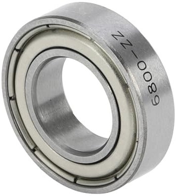 A ABSOPRO 6800Zz Roulements À Billes À Gorge Profonde P6 10X19X5Mm Roulements Lubrifiés Double Joint Métallique Tonalité Argentée Roue De Trottinette Skateboard