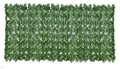 Generisch Brise-vue artificiel avec feuilles vertes, rouleau pour balcon, imprimé coloré, panneau de haie de plantes grimpantes peut être épissé, 0,5 x 1 m (type A)