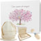 Livre de naissance bébé - 116 pages pour coller vos photos et écrire - Album Photo Bebe avec Clé Usb pour les souvenirs numérique et Pochon pour la 1ère tenue - Idéal Cadeau naissance fille et garçon