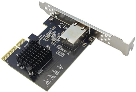 Tarjeta de Red Gigabit PCIE3.0 4X de 10Gbps, Tarjeta adaptadora Ethernet de 10000M, Adaptador de Chip RTL8127AT para de Escritorio rápido