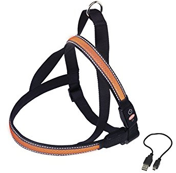 Nobby Norwegergeschirr Flash MESH, orange XL: L: 80-100 cm + 56, B: 38 mm, 1 Stück