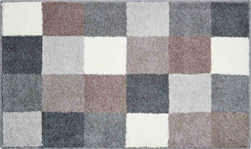 Grund Badteppich 100% Polyacryl, ultra soft, rutschfest, ÖKO-TEX-zertifiziert, 5 Jahre Garantie, BONA, Badematte 70x120 cm, flanell