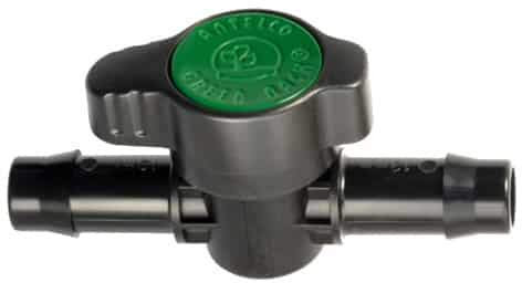 ANTELCO GREEN BACK VALVE 13mm ON OFF DEVICE HOZELOCK COMPATIBLE pack of 2