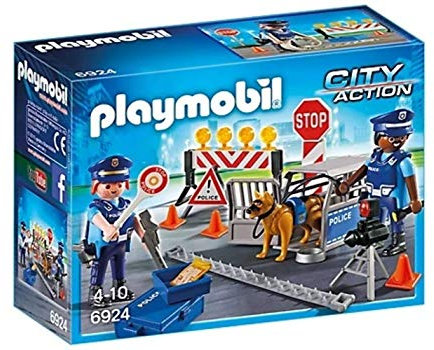Playmobil 6924 City Action Police Roadblock, Multi