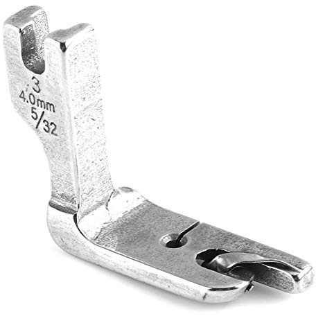 High Shank Rolled Hem Foot, Rolled Hem Presser Foot, Akozon Universal Industrial Single-needle Fat Bed Sewing Machine Rolled Hem Presser Foot (4.0mm)