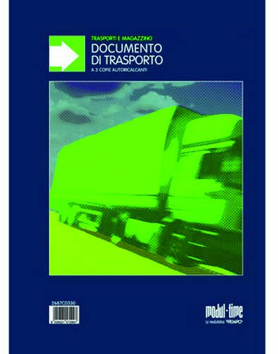 Blocco da 50 DDT Documento di Trasporto in Doppia Copia 29,7x21cm