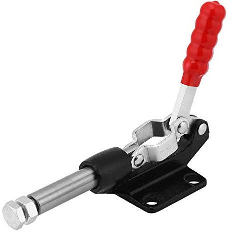 Quick Release Toggle Clamp Carbon Steel 850lbs/386kg Capacity 305E 1.7” Push Pull Latch Clamp Quick Release Hand Tool Holding Capacity Toggle Latch for Welding, Woodworking