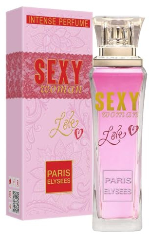 PARIS ELYSEES - Sexy Woman Love - Eau de Parfum femme - Orientale et Fruitée - Orange, Mandarine, Amande et Cerise - Vaporisateur parfum - 100ml