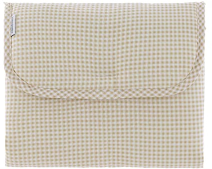 Cambrass - Wickelunterlage 60x40 cm 60x40x1 cm Vichy10 Beige