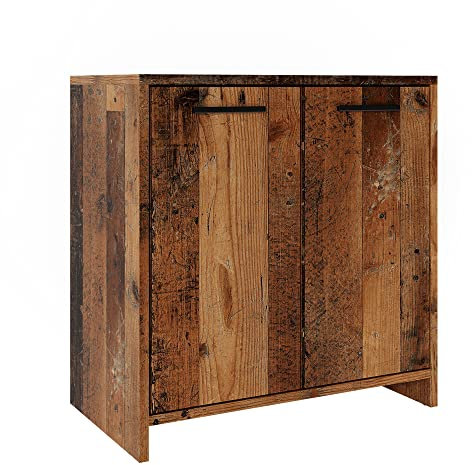 Vicco Meuble sous Vasque Simple Kiko, Chêne Rustique, 58 x 60 cm