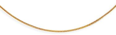 SINGULARU - Collar Tail. Acero Inoxidable con Acabado en Baño de Oro de 18 Kt. Cadena de Talla Única de 35cm con Alargador. Joyas para Mujer