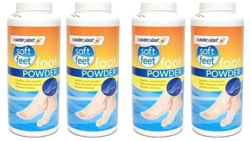 PEBBLE HUG Foot Powder, Odour Eliminator Talc for Heels, Soothes Refreshes Eliminates Odour Soft Feet, Stinky Feet Freshener Talc, Odour Remover (Pack of 4)