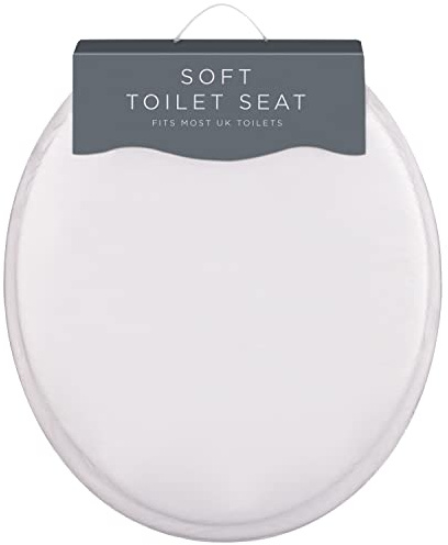 Soft Padded Toilet Seat - Toilet Seat with Quick Release for Easy Clean - Bathroom Toilet Seat - Suit Any Bathroom - Toilet Seat Stylish & Silent - Close Seat - Comfort to Your Bathroom