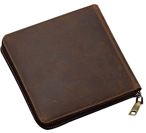 CALLARON Scatola Per Orologi in Pelle Vintage Portatile, Custodia Espositiva Per Orologi e Gioielli, Organizer Leggero Antiurto Per Viaggi e Uso Quotidiano