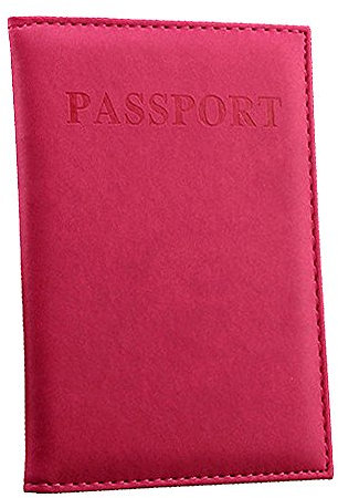 Herren-Geldbörsen oder Schultertaschen, Reisepassschutz, schöne Reise-Hülle, Ausweis-Organizer, Tasche, Laptop-Umhängetasche, hot pink, Einheitsgröße