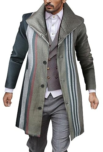 SRZYMJ Mantel Herren Lang Stehkragen Wintermantel Übergangsjacke Atmungsaktiv Outdoorjacke Jacke Schwarz Softshelljacke Leicht Steppweste Funktionsjacke Leicht Parka Sportjacke Freizeitjacke